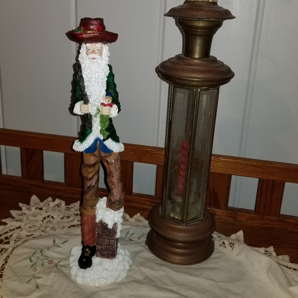 Tall Slim Cowboy Santa